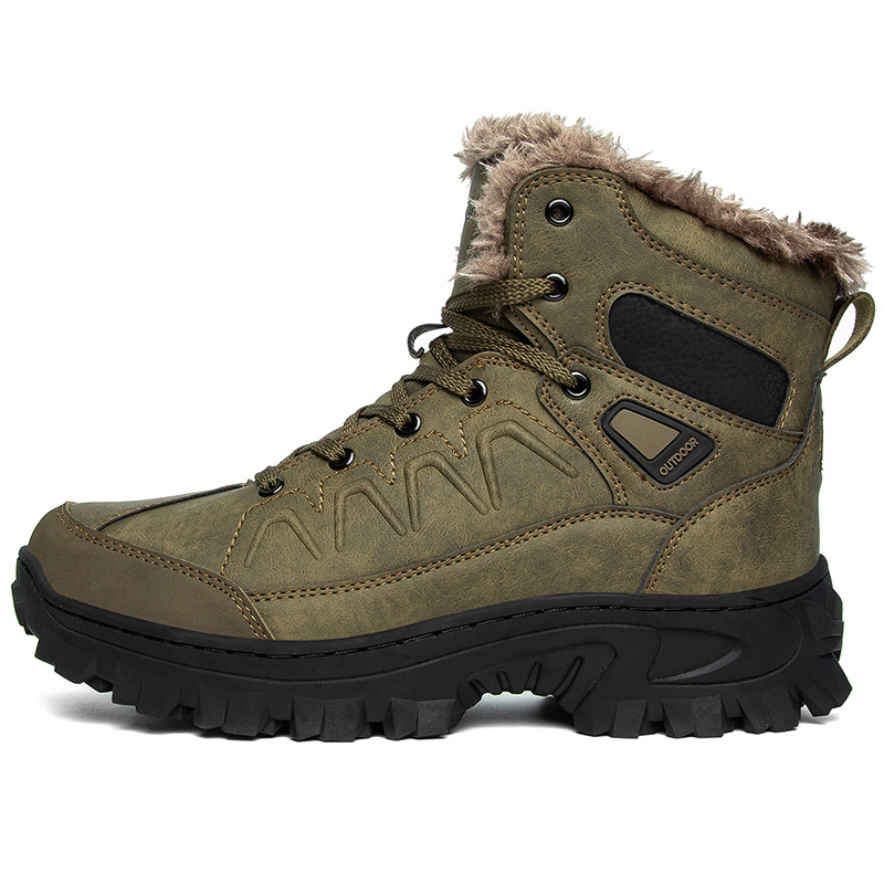 Crossfit Outdoor - New Men's Winter Boots Thick Plush