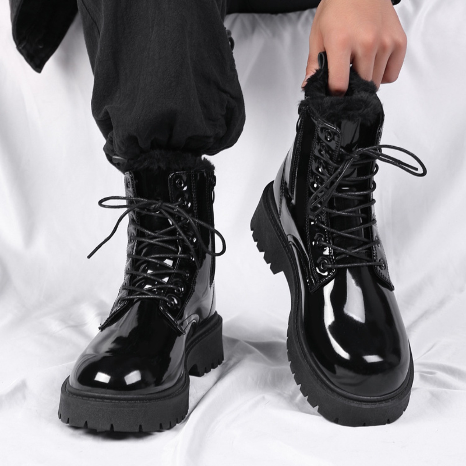 Men's warm plush high-top boot - đánh giá và giá Crossfit Outdoor