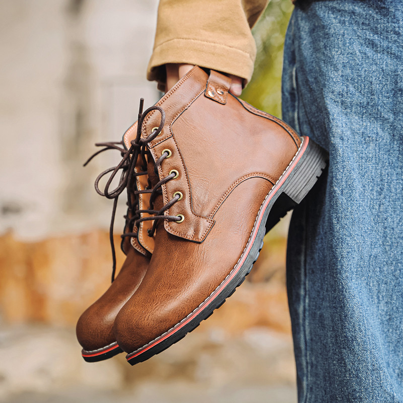 Luxury Retro High Men's Leathe - đánh giá và giá Crossfit Male