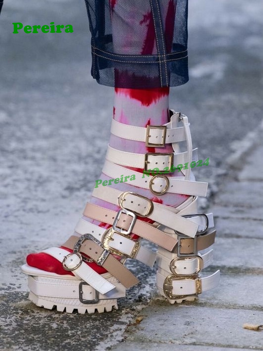Patchwork Peep Toe Platform Ch - đánh giá và giá Gear Up Crossfit