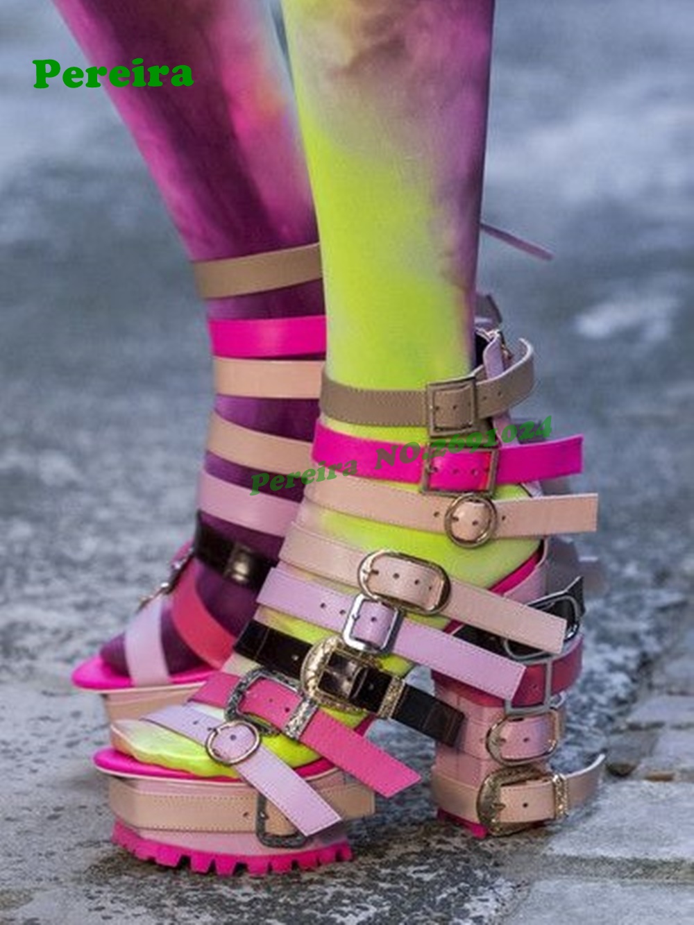 Patchwork Peep Toe Platform Ch - đánh giá và giá Gear Up Crossfit
