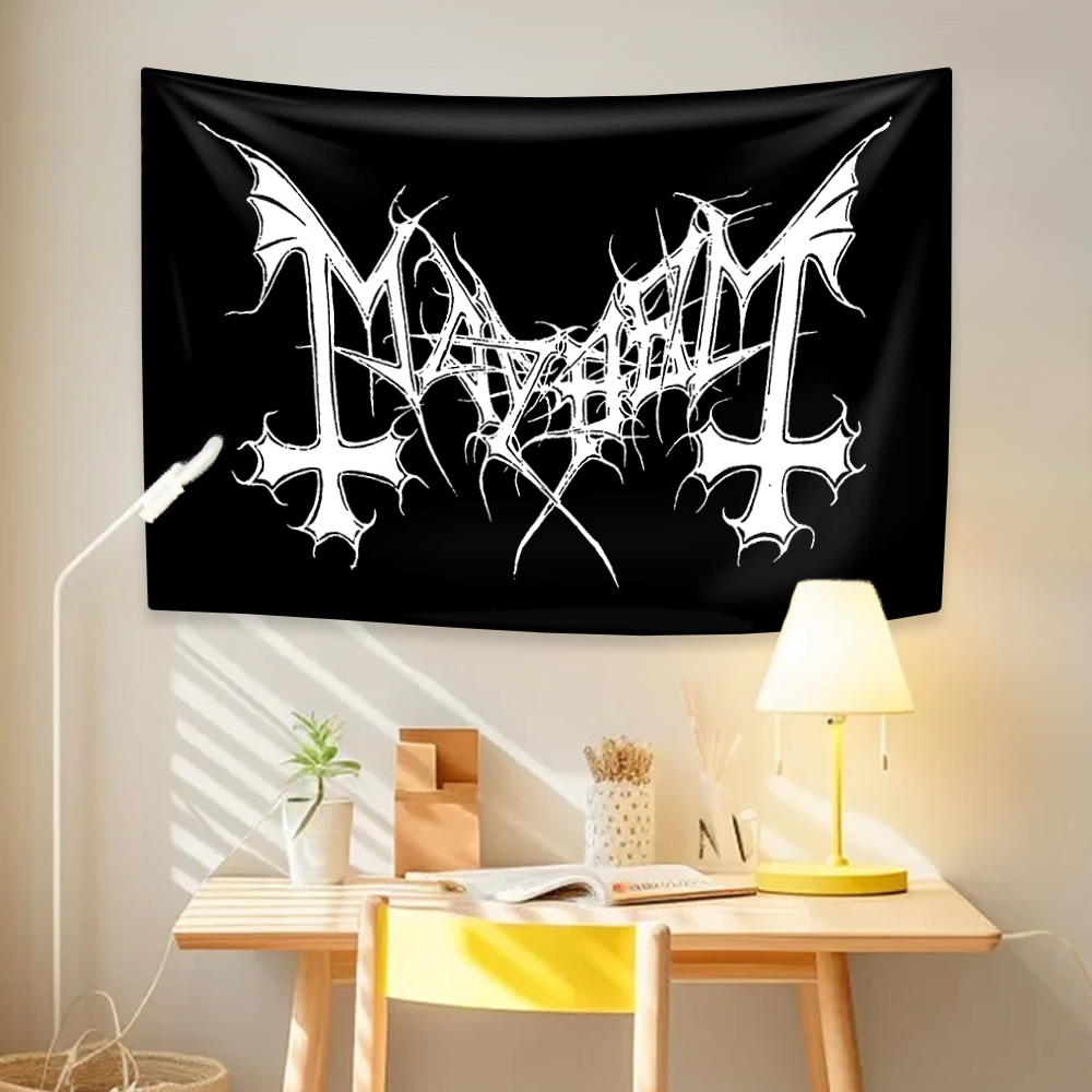 Mayhem Death Rock Band Tapestr - đánh giá và giá Crossfit Mayhem